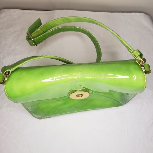 60s patent leather handbag - Picture 3 of 15